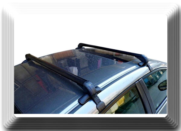 Aluminum CarTop Luggage Roof Rack Cross Bar Carrier Adjustable 100-110cm W Locks - Image 3