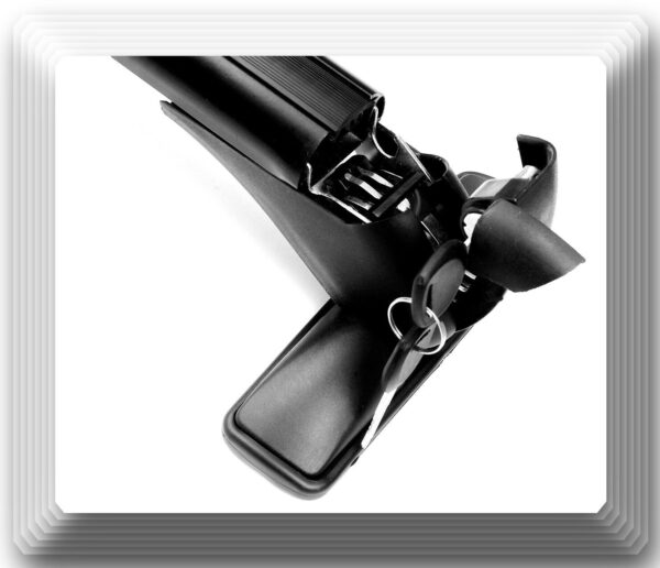 Aluminum CarTop Luggage Roof Rack Cross Bar Carrier Adjustable 100-110cm W Locks - Image 7