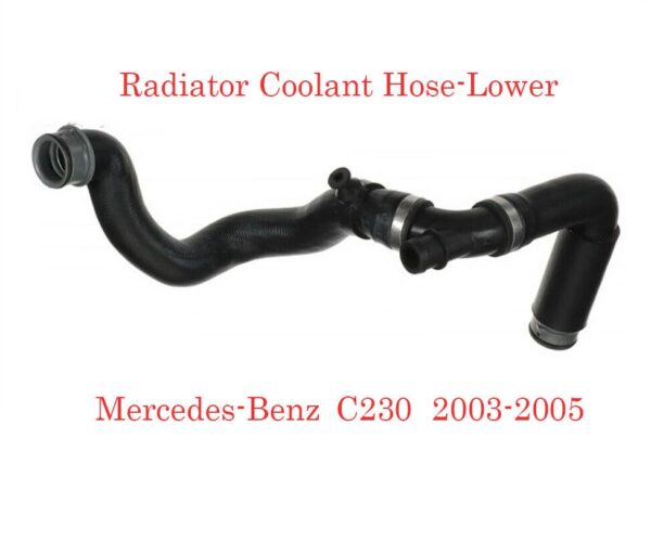2 Pieces Radiator Coolant Hose Lower & Lower Fits Mercedes Benz C230 2003-2005 1.8L - Image 3