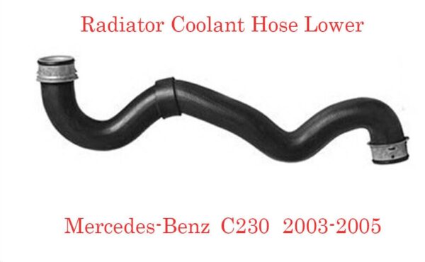 2 Pieces Radiator Coolant Hose Lower & Lower Fits Mercedes Benz C230 2003-2005 1.8L - Image 4