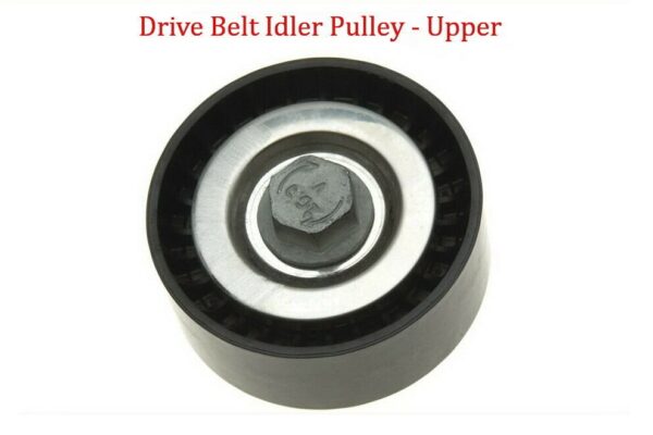 2 Pieces Belt Tensioner Assy & Drive Belt Idler Pulley Fits Hyundai Kia L4 2.0L 2.4L - Image 4