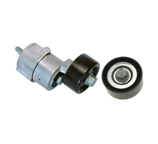 2 Pieces Belt Tensioner Assy & Drive Belt Idler Pulley Fits Hyundai Kia L4 2.0L 2.4L - Image 7